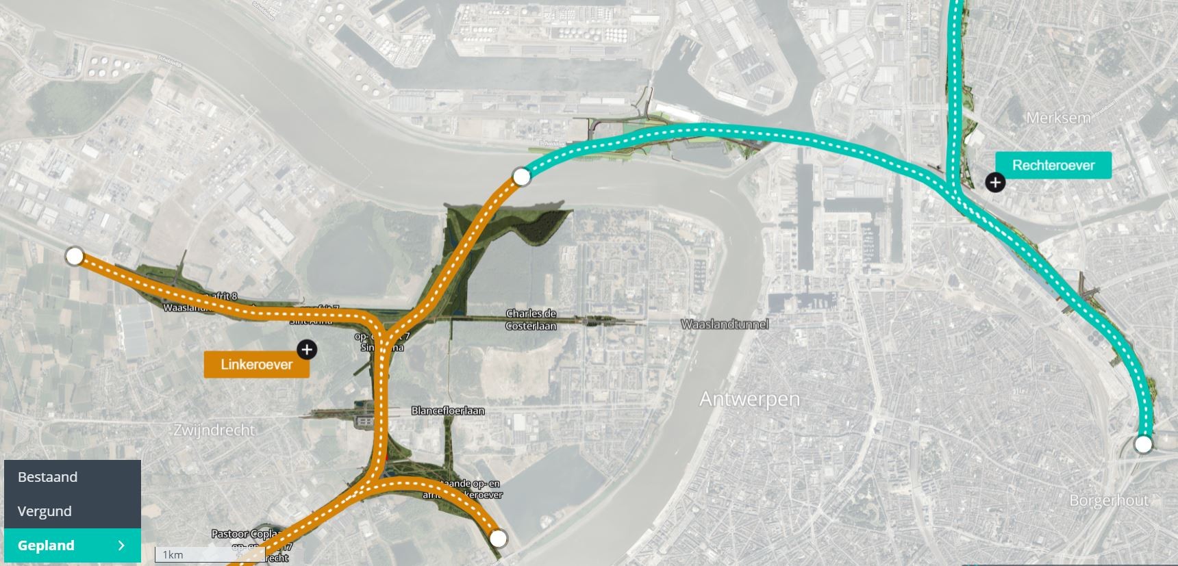 Ontdek hoe de Ring er zal uitzien via interactieve kaart