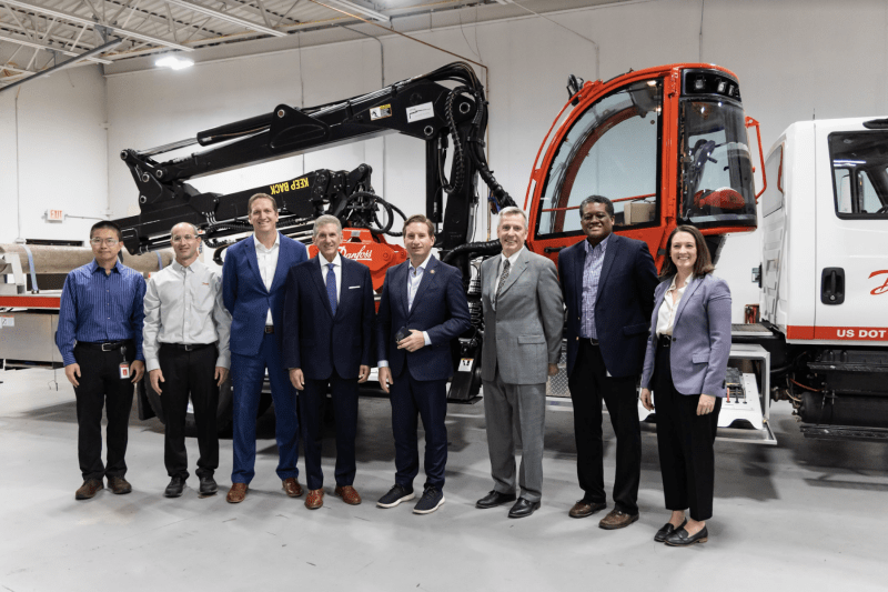 Rep. Dean Phillips Tours Danfoss Eden Prairie Facility