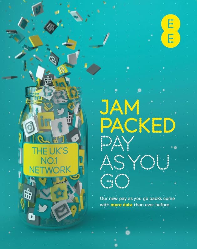 EE LAUNCHES NEW RANGE OF PAY AS YOU GO PACKS