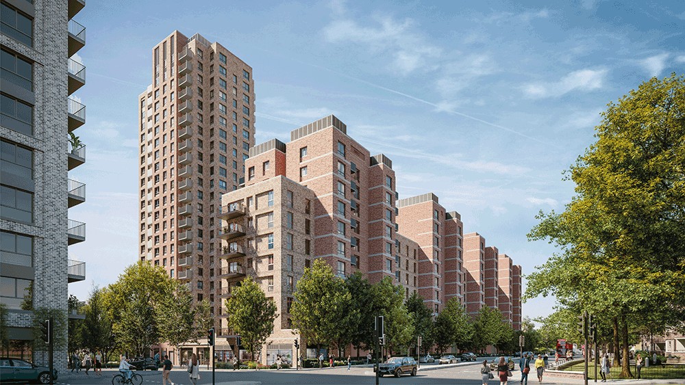 New social housing and green spaces for Woodberry Down