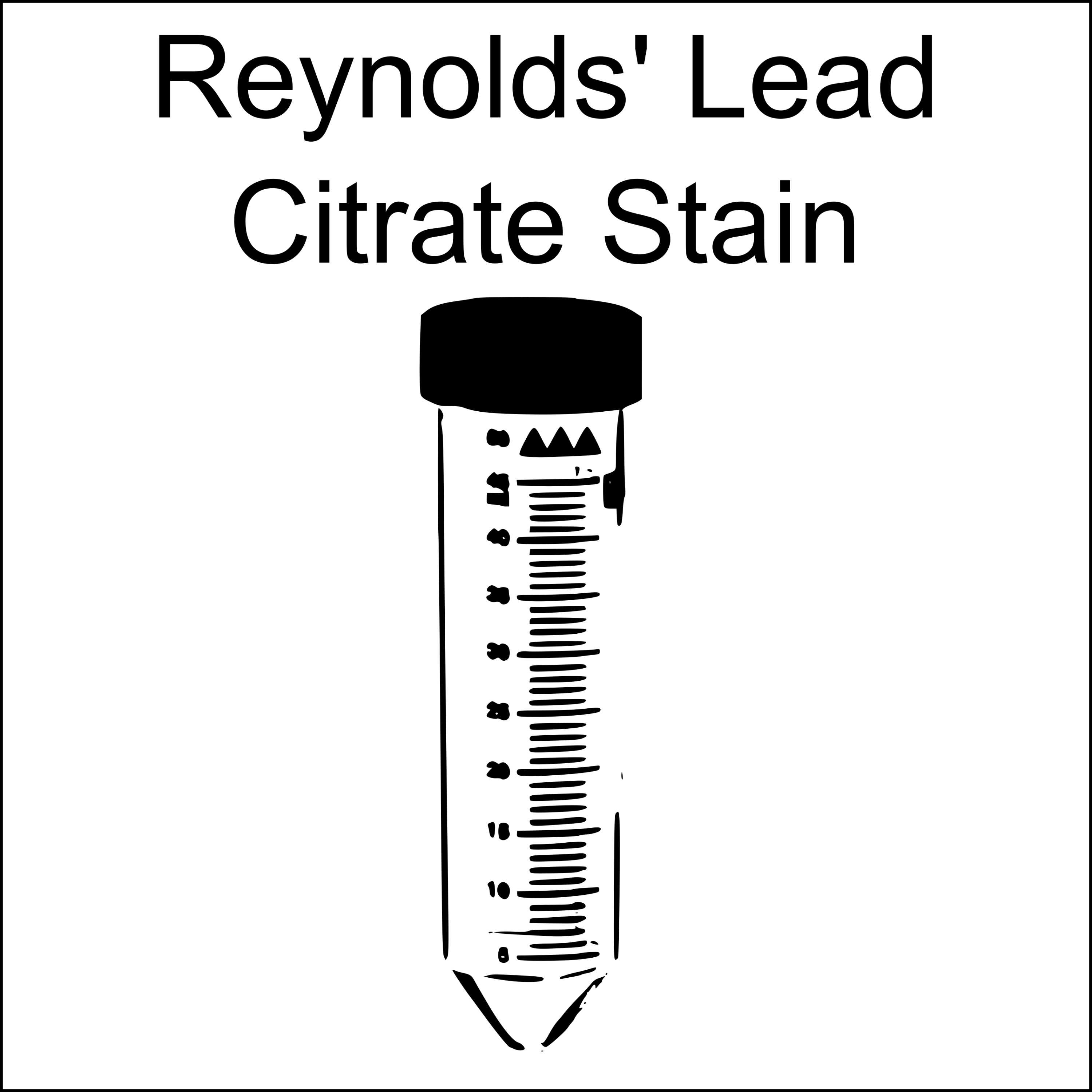 Reynolds' Lead Citrate Stain