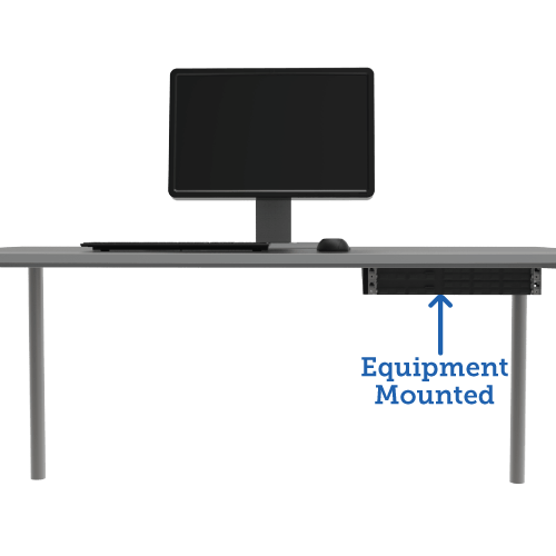 1U 4U Vertical Wall Mount Rack Bracket For 19 Inch Equipment