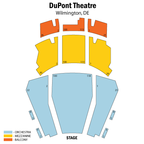 the playhouse on rodney square seating chart Keski
