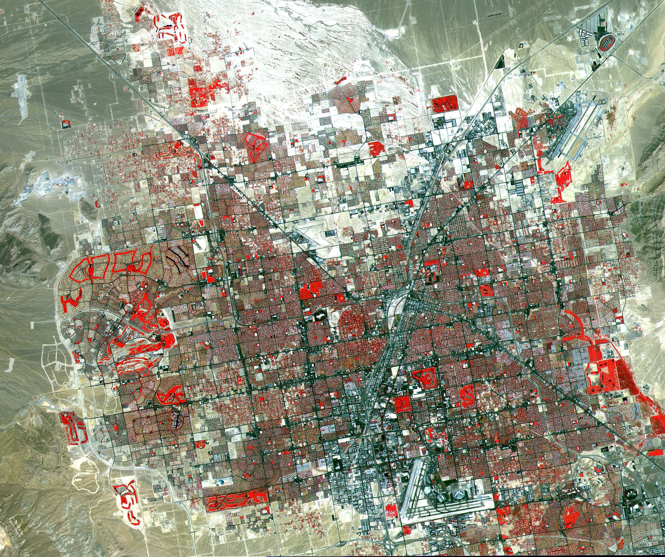 Satellite Images Las Vegas ASTER Satellite Imaging Corp