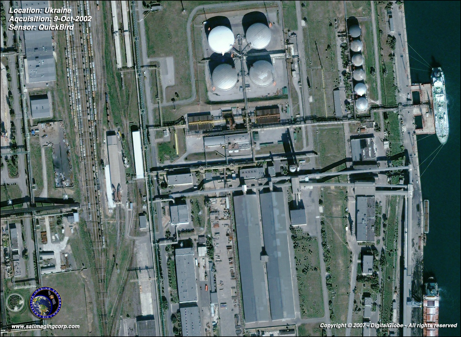 QuickBird Satellite Image of Ukraine Satellite Imaging Corp