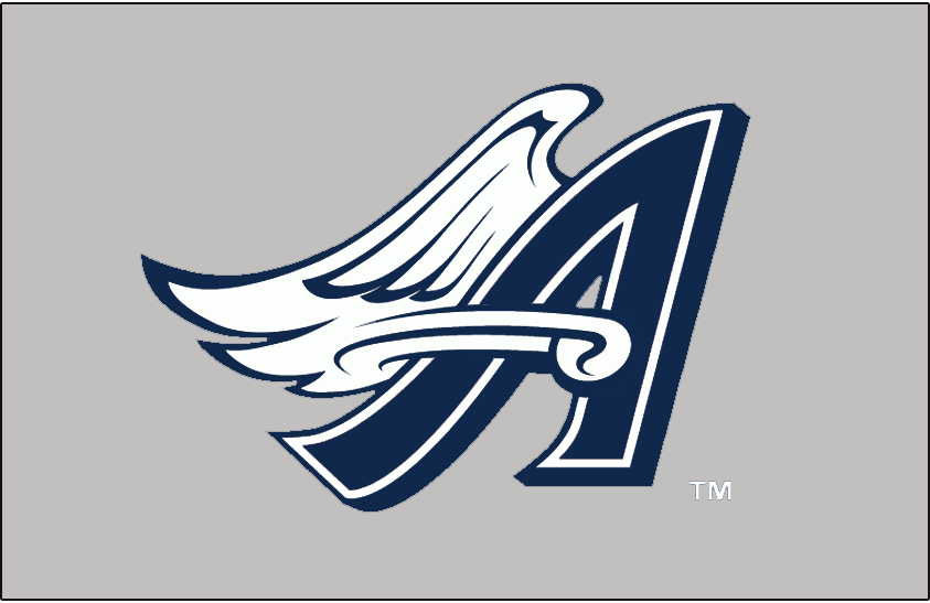 Anaheim Angels Batting Practice Logo American League (AL) Chris