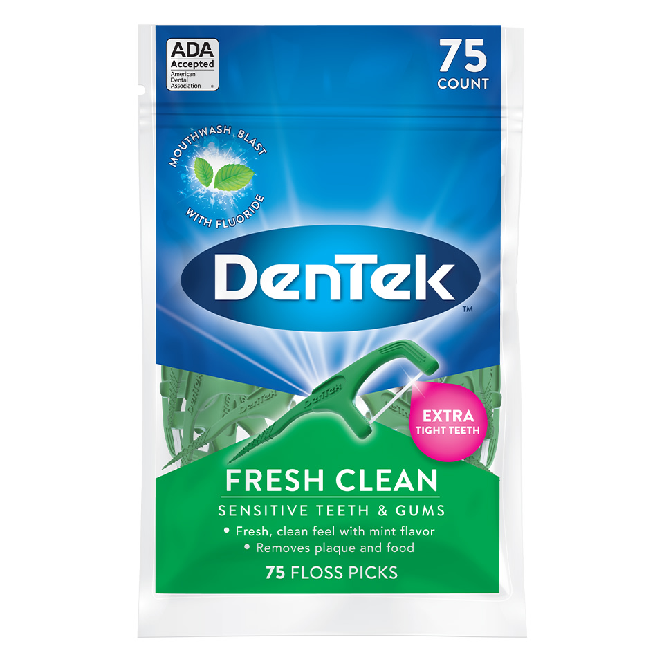 DenTek Complete Clean Easy Reach Floss Picks, 75.0 CT