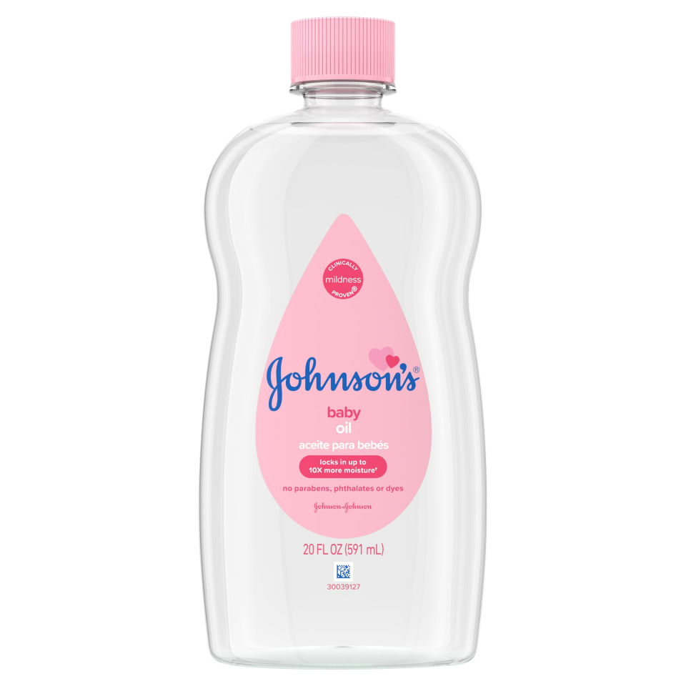 Johnson's Baby Oil with Aloe Vera & Vitamin E, 20 fl. oz