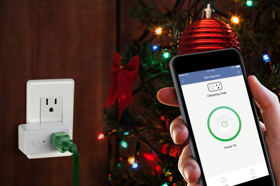 Feit Electric, 3 Pk WiFi Smart Plug w Remote Access Voice Control