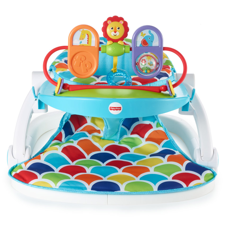 FisherPrice Deluxe SitMeUp Floor Seat with Toy Tray FisherPrice Deluxe SitMeUp Floor Seat with Toy Tray
