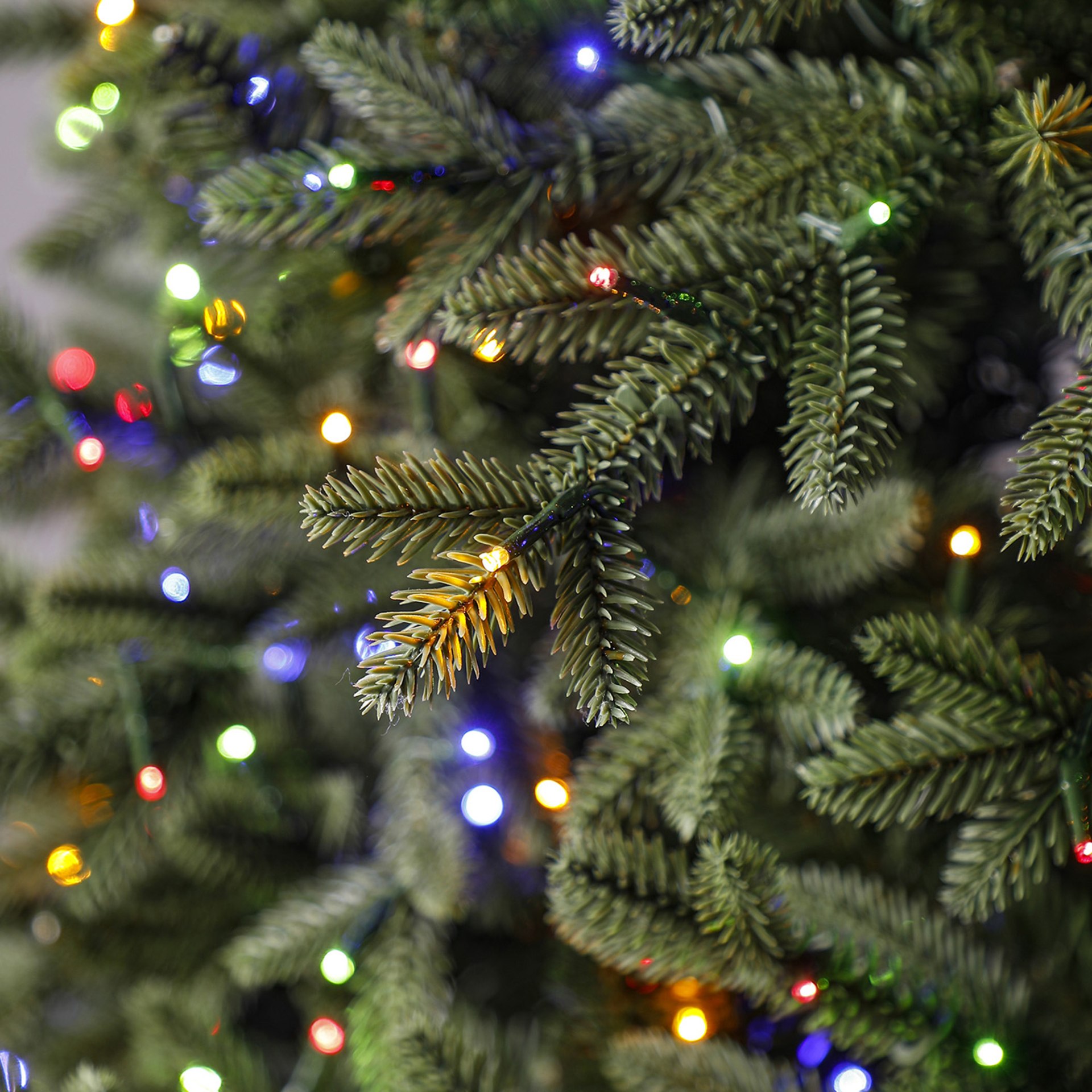 9′ PreLit Radiant Micro LED Artificial Christmas Tree Adjustable Trees