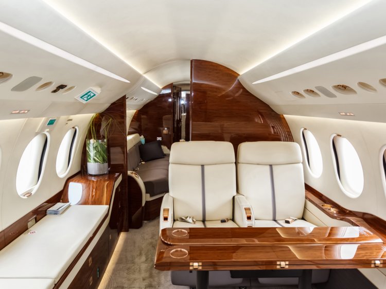 Get on Board with the Super Rich Special Features in Private Jets