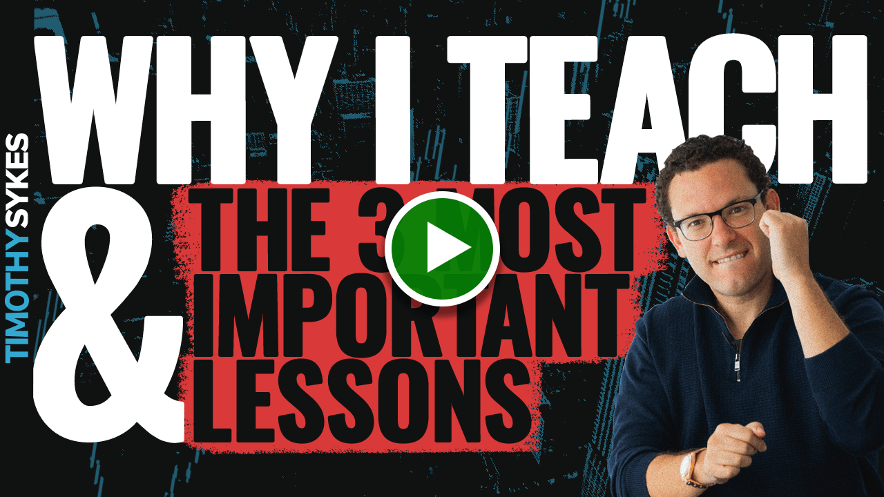 Why I Teach & The 3 Most Important Lessons {VIDEO} Timothy Sykes