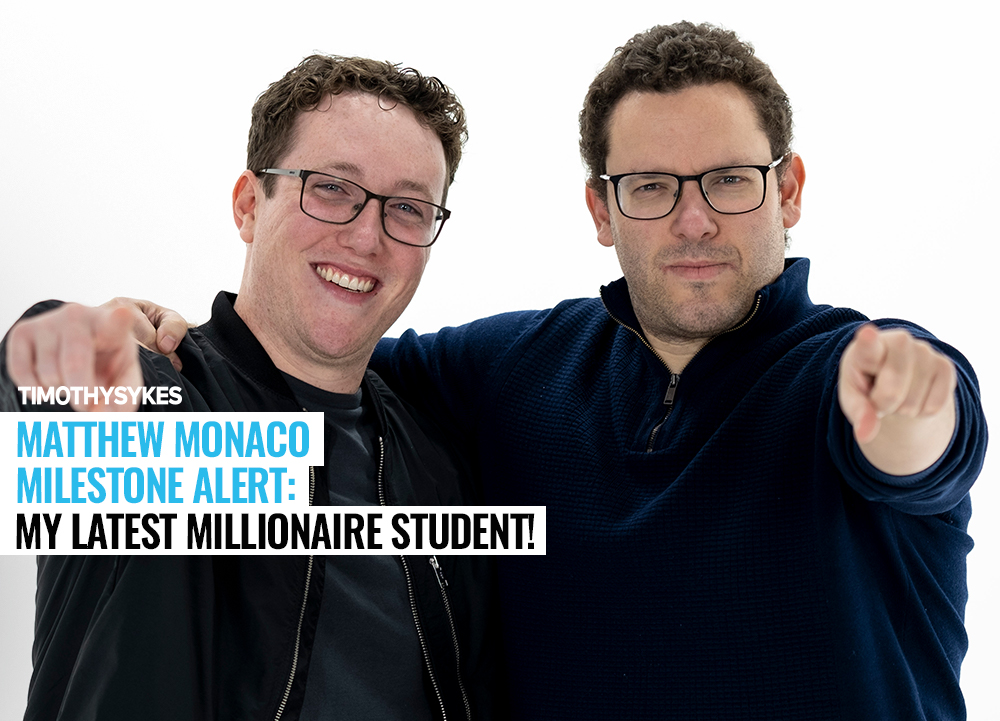 Matthew Monaco Milestone Alert My Latest Millionaire Student!