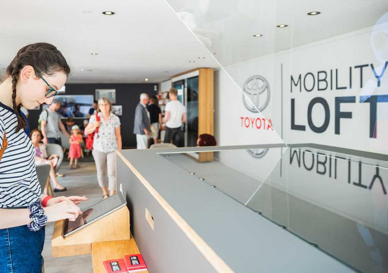 Die Mobilität von entdecken Toyota DE