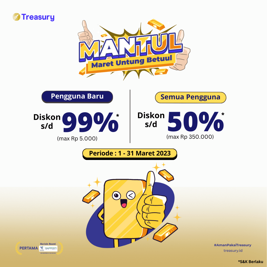 Treasury ⭐Maksimalkan Untung Investasi Emasmu dengan Promo Mantul!🚀