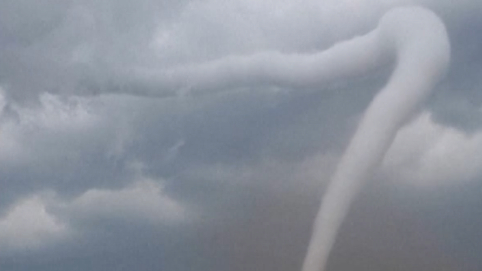 Rope Tornado Rips Through Iowa Field WeatherBug