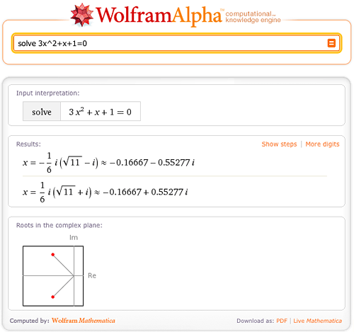 Solving Equations with WolframAlpha—WolframAlpha Blog