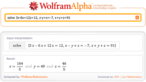 Solving Equations with WolframAlpha—WolframAlpha Blog