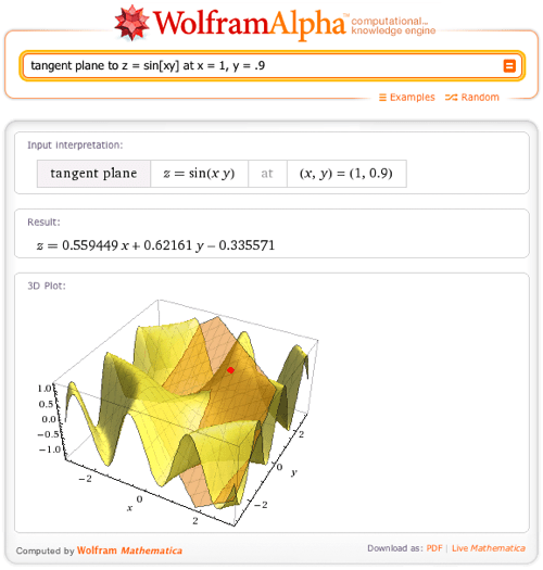 Understanding Tangents and Normals with WolframAlpha—WolframAlpha Blog
