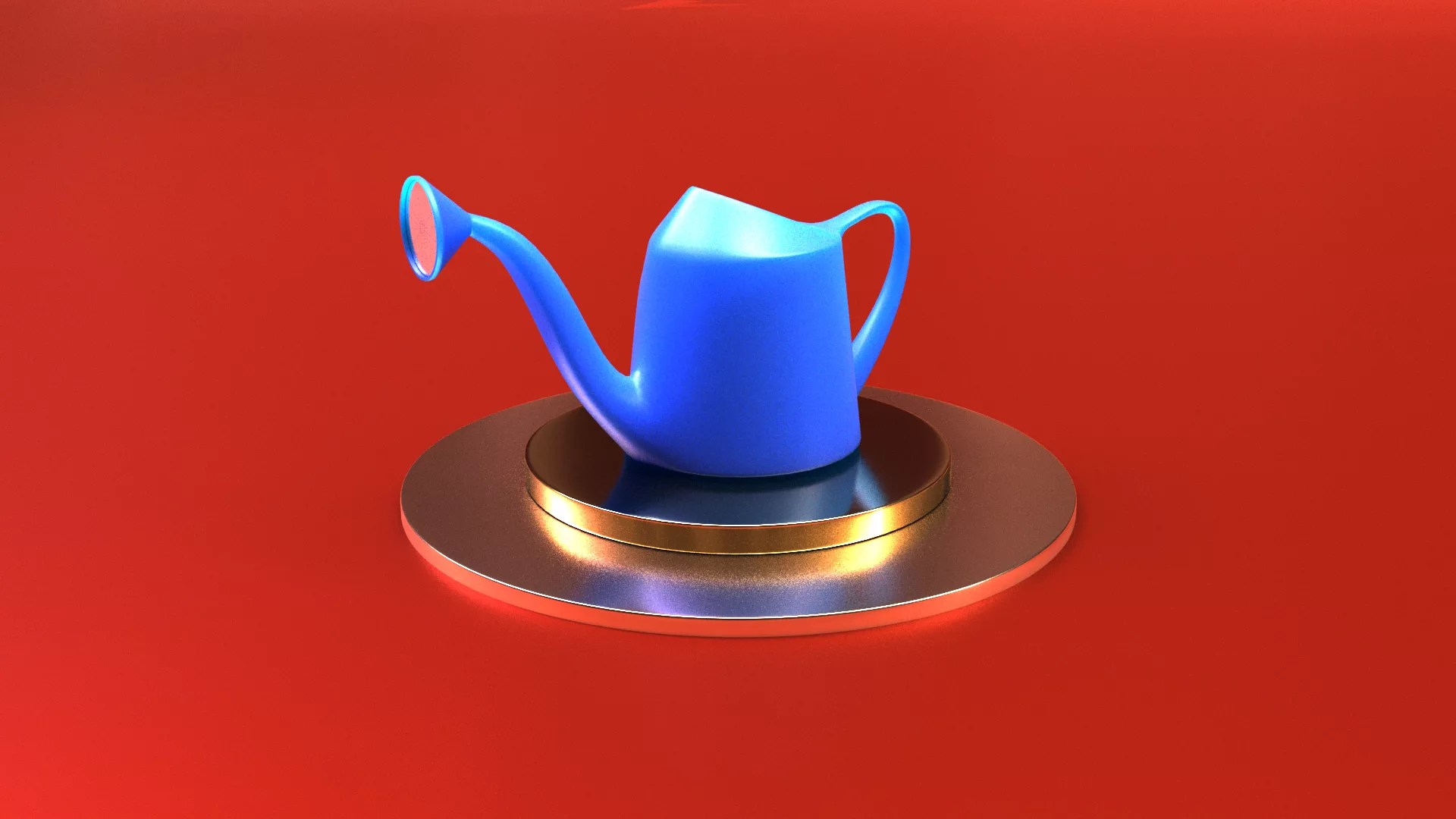 Watering Pot 3D Model Content Browser