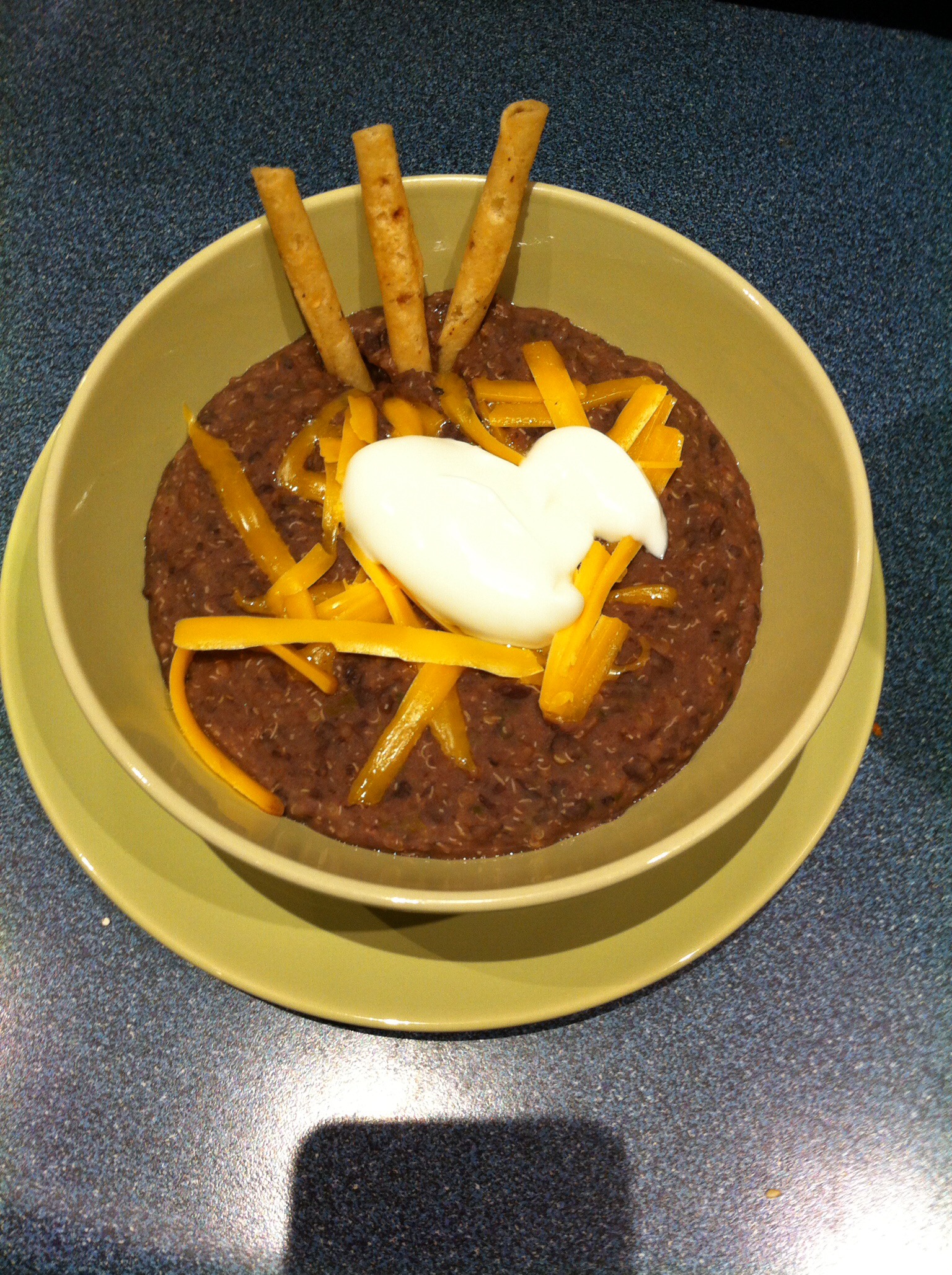 Black Bean and Quinoa Soup contentedkitchen