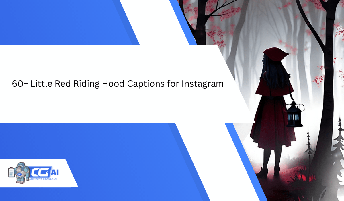 60+ Little Red Riding Hood Captions for Instagram