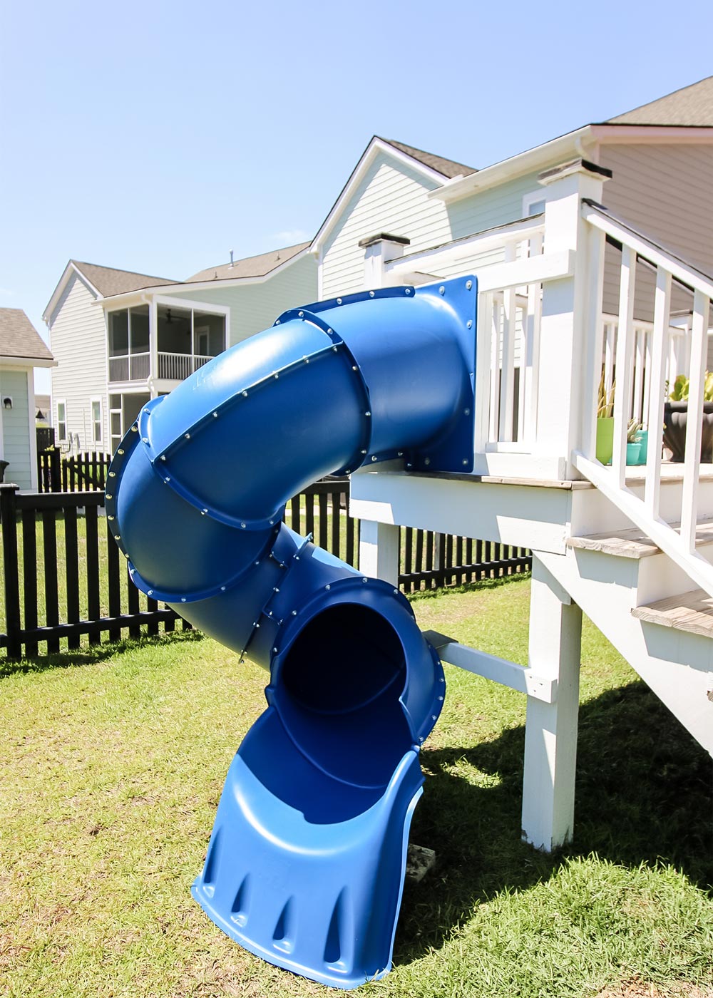 How to Add a Slide to your Backyard Deck The Home Depot
