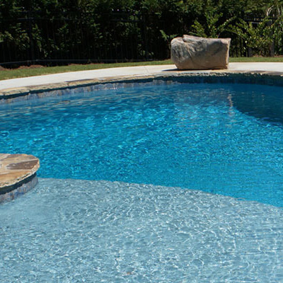 You might want to wipe off the pole to make sure it's free of any debris that could potentially contaminate your pool.1 x the pool water is clear but the bottom is green. How To Get Rid Of Algae In A Pool The Home Depot