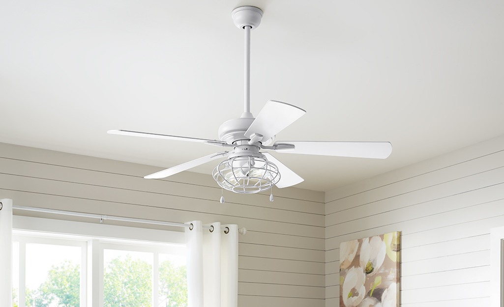 how to install an electrical box for ceiling fan - Wiring Work