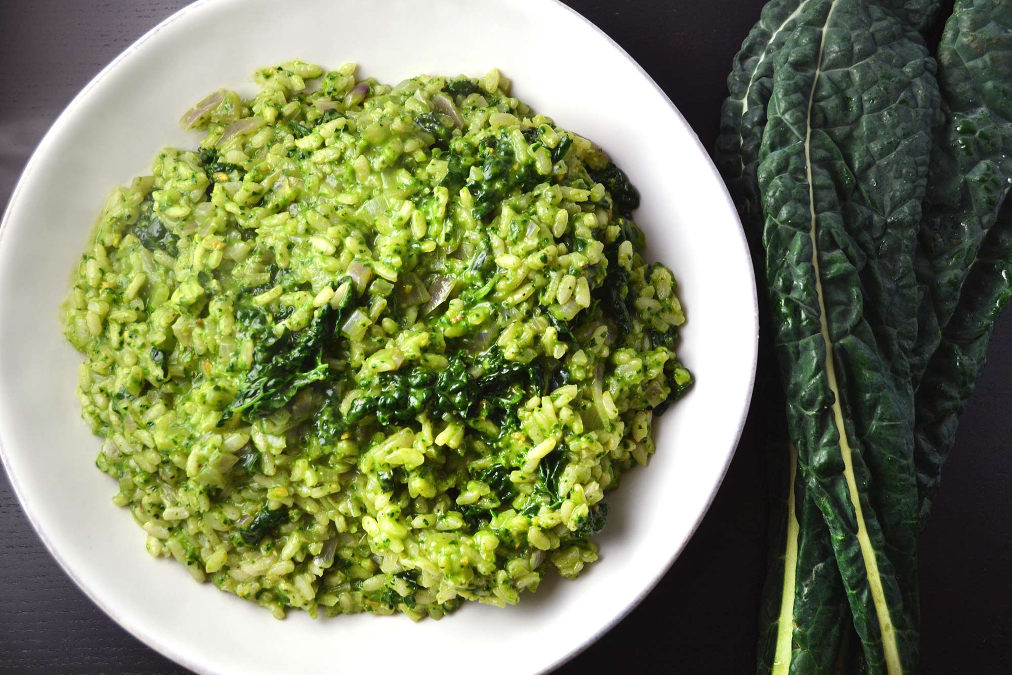 Farm Fresh To You Recipe Oven Risotto with Kale Pesto