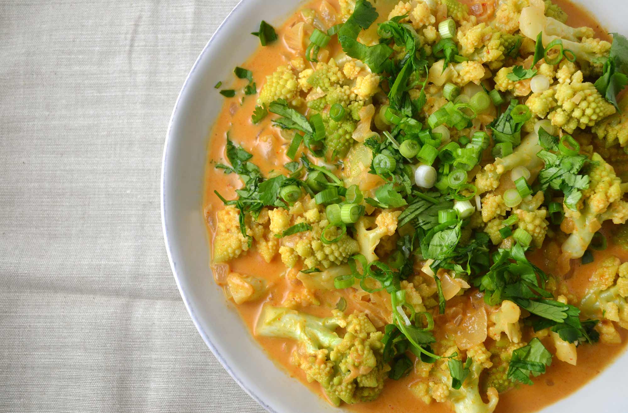 Farm Fresh To You Recipe Red Curry Romanesco