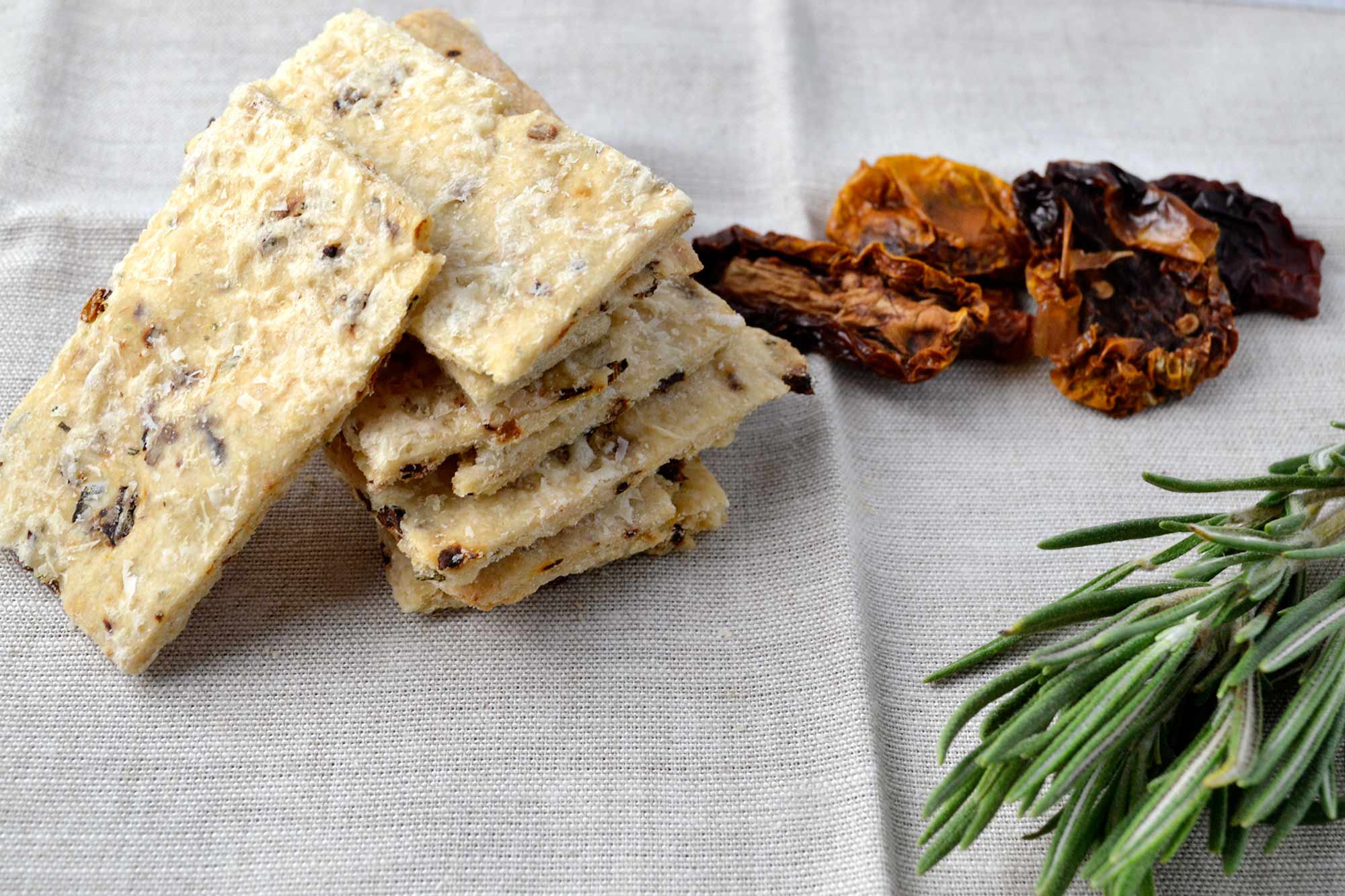 Farm Fresh To You Recipe Parmesan, SunDried Tomato and Herb Crackers