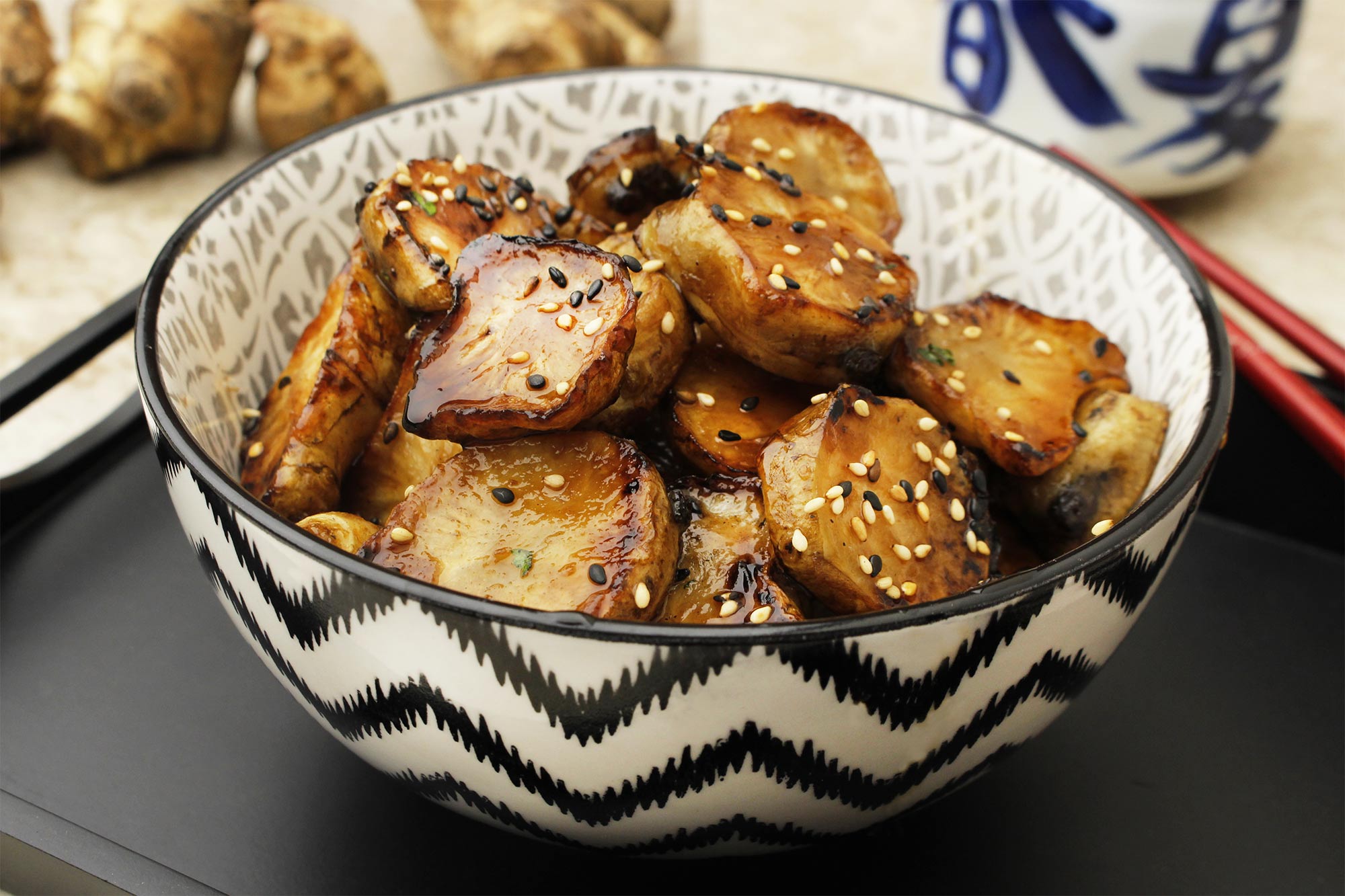 Farm Fresh To You Recipe Honey and Soy Glazed Sunchokes