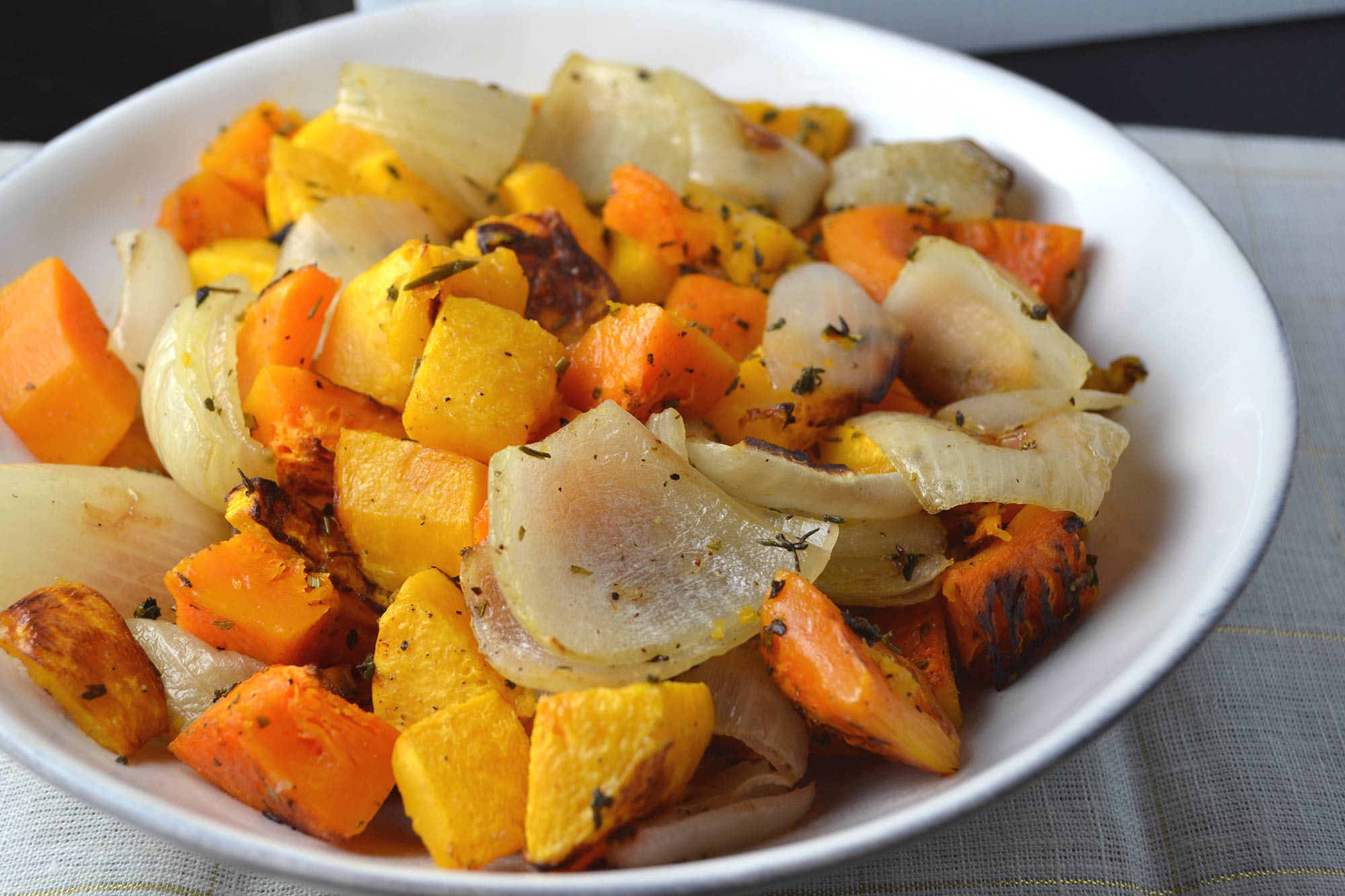 Full Circle Recipe Roasted Butternut Squash with Fresh Herbs