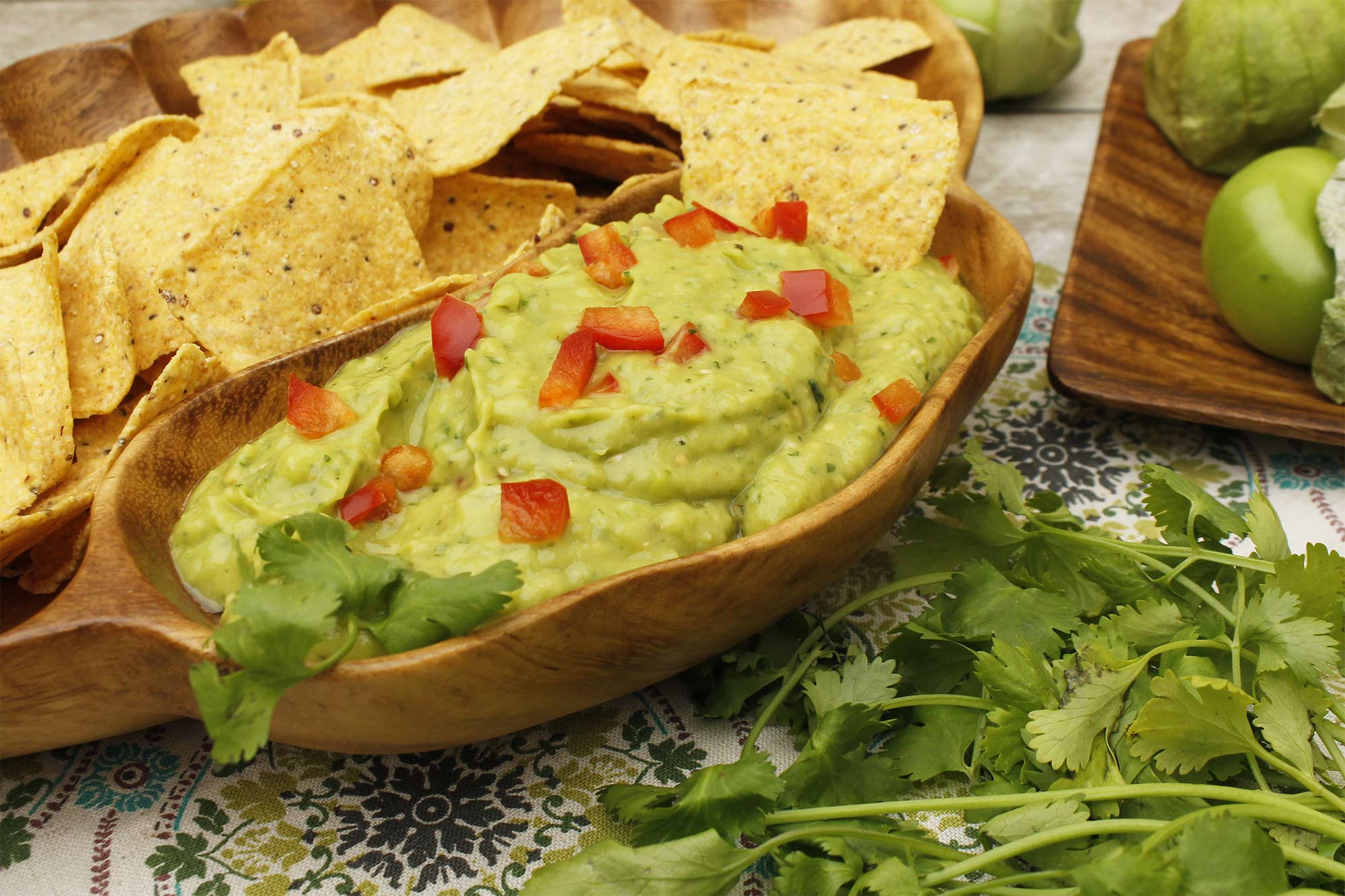 Full Circle Recipe Tomatillo Guacamole