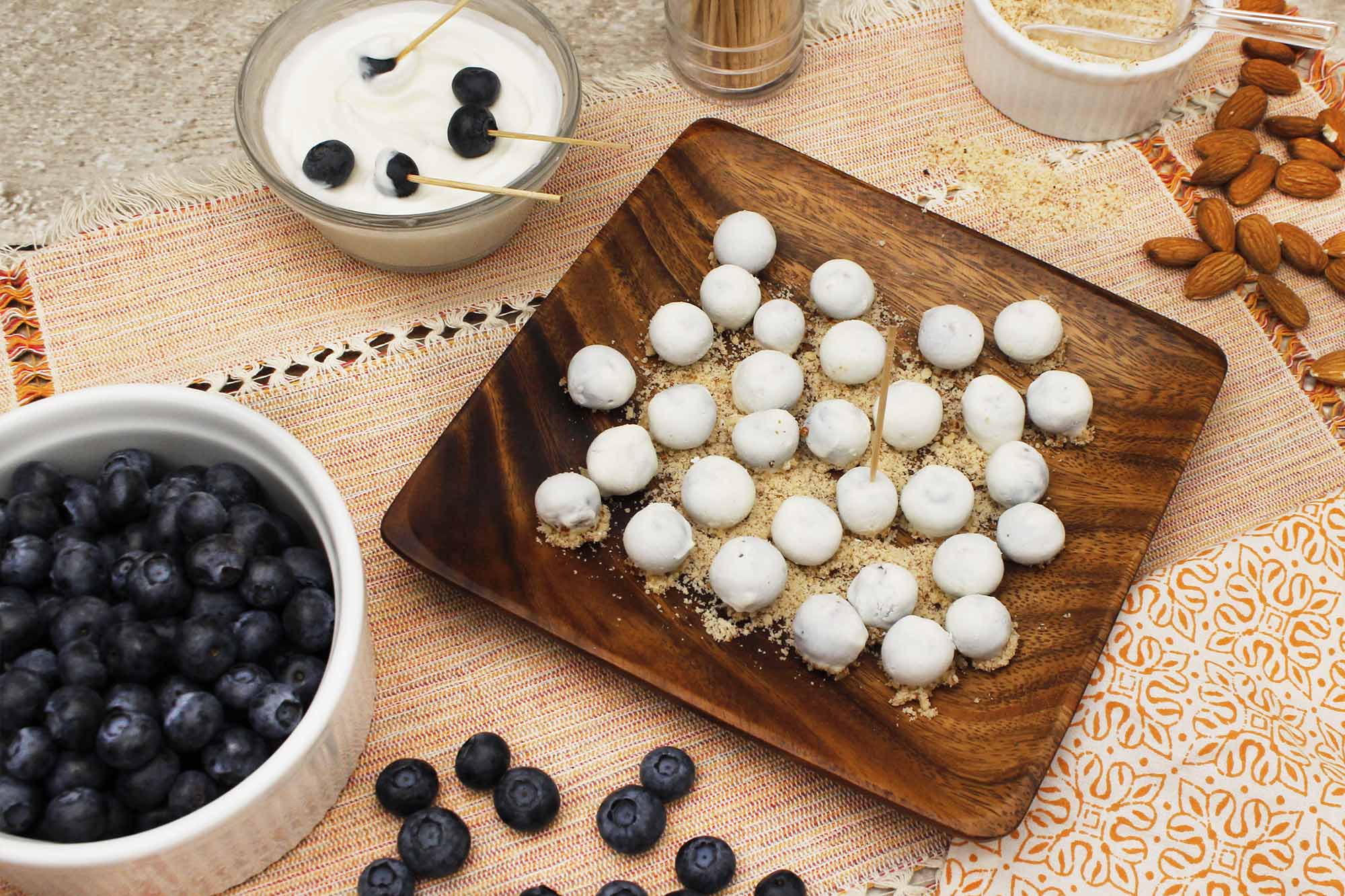 Full Circle Recipe Frozen Yogurt Blueberry Bites