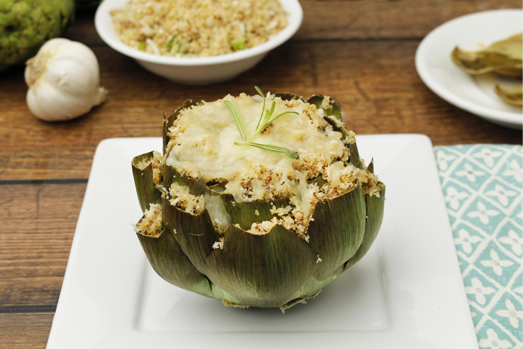 Full Circle Recipe Stuffed Artichokes