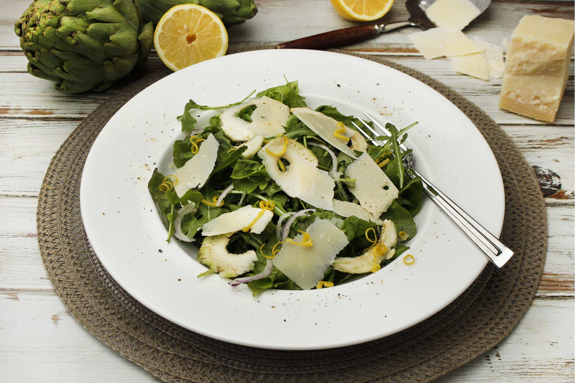Full Circle Recipe Refreshing Raw Artichoke Salad