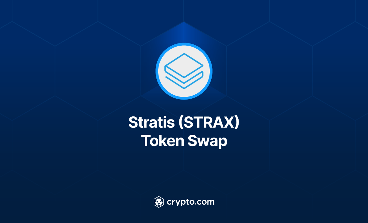 Will Be Supporting the Stratis (STRAX) Token Swap