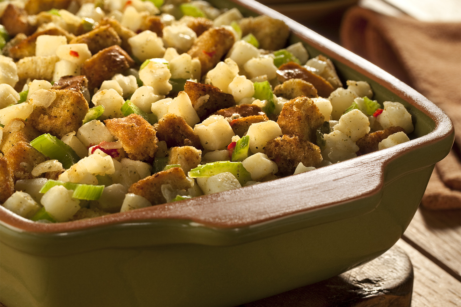 Potato Stuffing My Food and Family