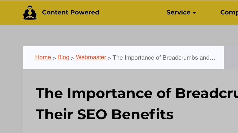 The Importance of Breadcrumbs and Their SEO Benefits