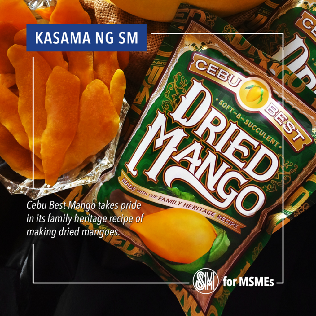 Cebu Best Mango Golden strips of sweetness SM Supermalls