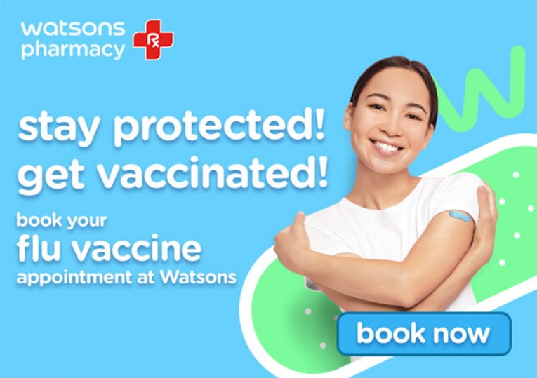 Watsons Flu and Pneumonia Vaccination Schedule SM Supermalls