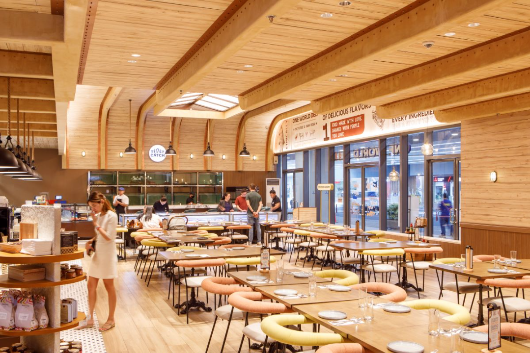 One World Deli opens a dining space by the bay, in MOA Square SM Supermalls