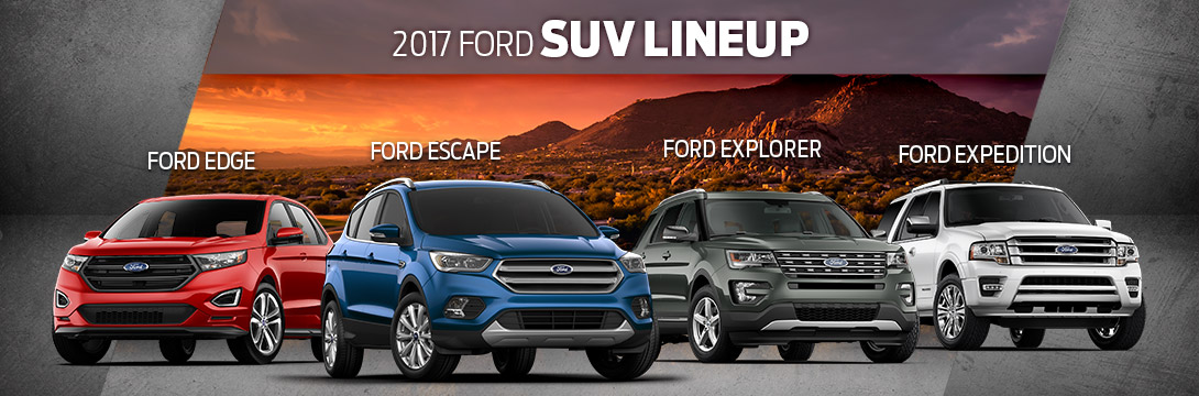 2017 Ford SUV Lineup Sanderson Ford, AZ