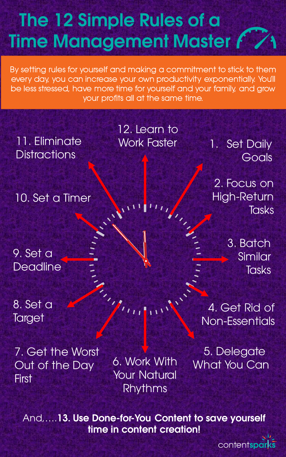 12 Simple Time Management Tips to a Productivity Master