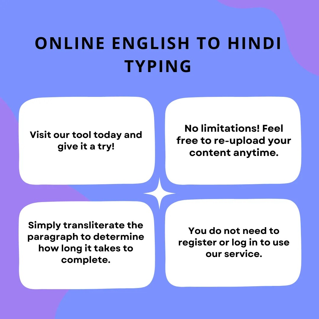 English to Hindi Typing Transliterate Your Text