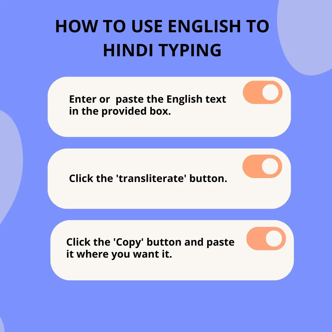 English to Hindi Typing Transliterate Your Text