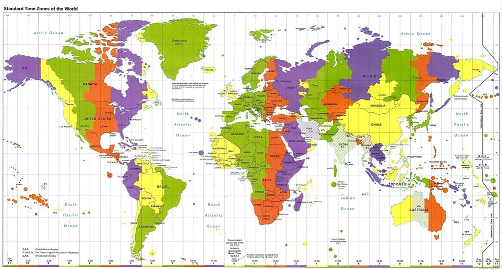 Exploring Time Zone Changes in World Countries
